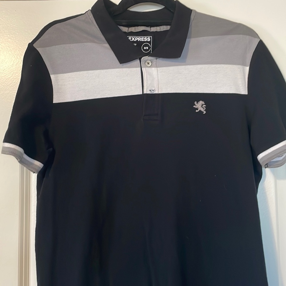Express Pique Polo Shirt Medium Size